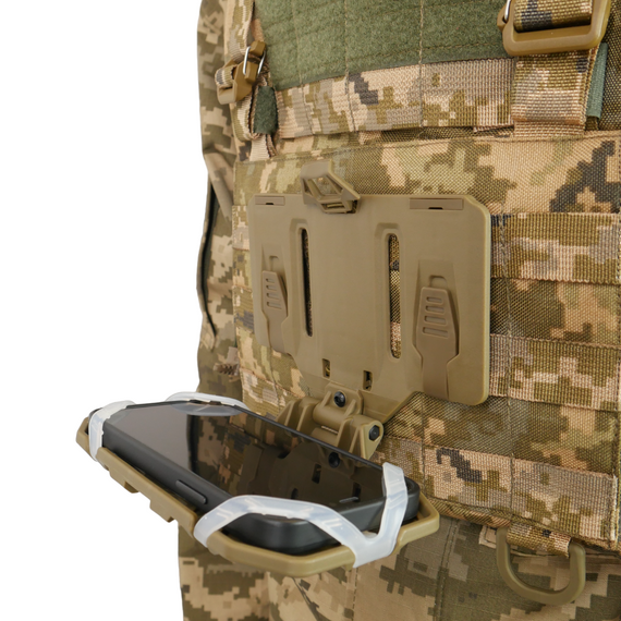 Відкидний чохол-тримач під смартфон койот | Зображення 5