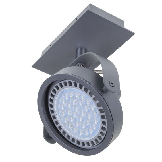 Подсветка накладная поворотная для офиса MS-09/1 GU10 DGY