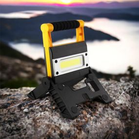 Акумуляторна світлодіодна лампа MS, Прожектор акумуляторний led, Ліхтар акумуляторний для риболовлі SJ-30