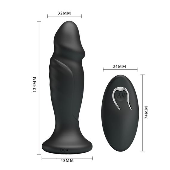 Анальна пробка - Mr.Play Powerfull Vibrating Anal Plug | Зображення 3