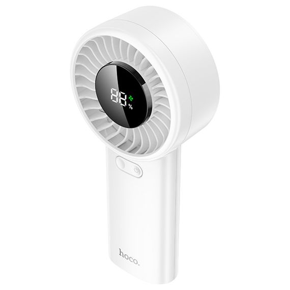 Портативний вентилятор Hoco HX62 Endless handheld fan 6000 mAh White | Зображення 2