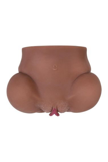 Мастурбатор анус і вагіна Zero Tolerance з ерекційним кільцем, коричневий sexstyle | Зображення 5