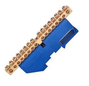 Шина ізольована «N» на DIN-рейку ШЛІ 8х12-16 Ny95500196