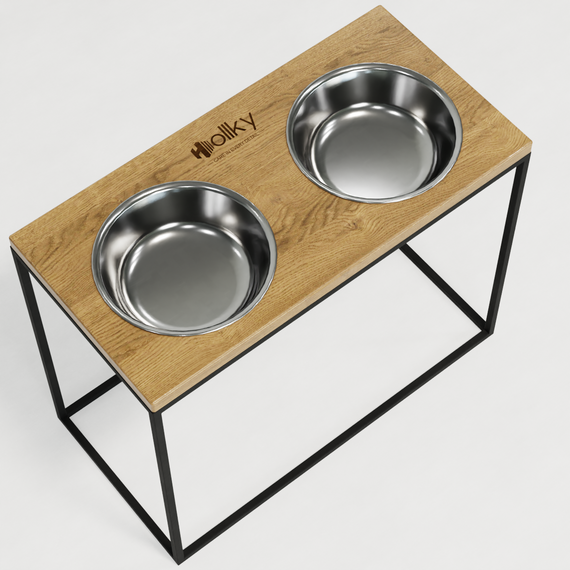 Миски на подставке для больших собак Hollky Base XL40 (2 × 1,8 л) BXL40-522640-BLNT | Зображення 7