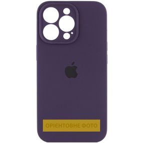 Чохол Silicone Case Full Camera Protective (AA) для Apple iPhone 17 Pro (6.3") Фіолетовий / Elderberry