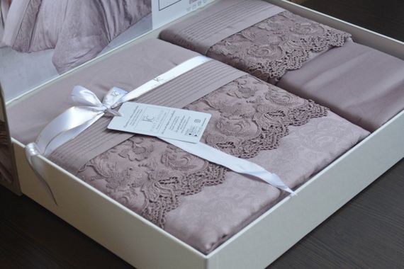 Постільна білизна V.I.P Satin Moonlight 200 х 220 см Florenza Lilac | Зображення 6