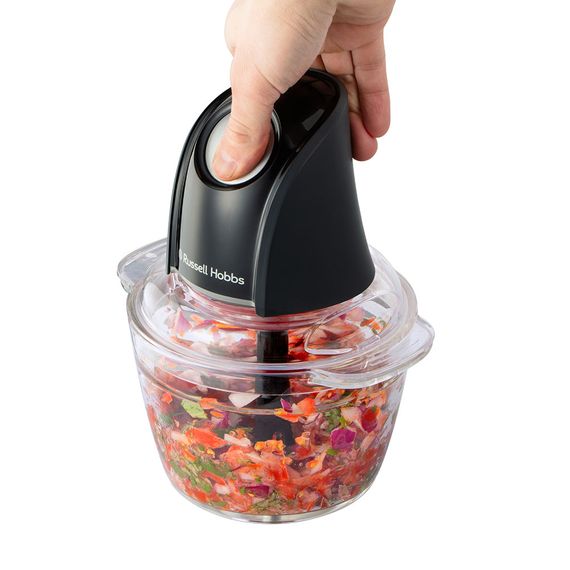Подрібнювач Russell Hobbs Desire Matte Charcoal, 200Вт, чаша-500мл, скло, корпус-пластик, чорний (27131-56) | Зображення 4