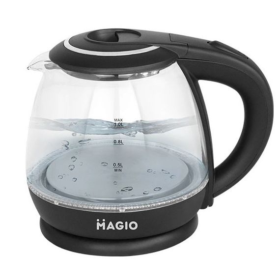 Хороший электронный чайник Magio МG-496 1 л 900 Вт, Бесшумный чайник, Электрочайник удобный TH-52 | Зображення 5