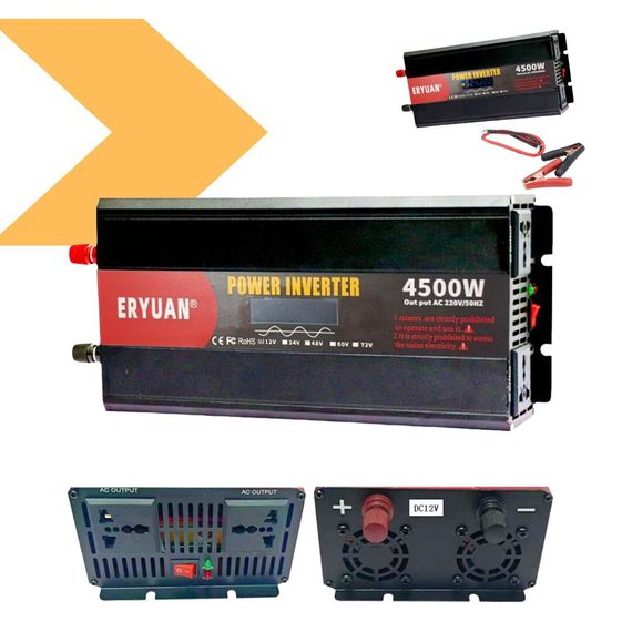 Інвертор 12-220V, 4500Вт, чистий синус, XPRO (234574637_4793) | Зображення 1