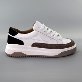 Кеди жіночі шкіряні 591624 Білі 36 37 38 39 40 41