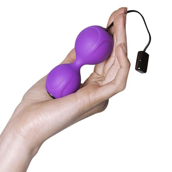 Вагинальные шарики с вибрацией Adrien Lastic Kegel Vibe Purple, диаметр 3,7см Sex Aura | Зображення 3