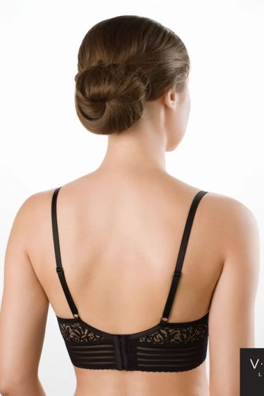 М'який бюстгальтер з мереживом VOVA V48411 Paola Чорний 80C | Зображення 2