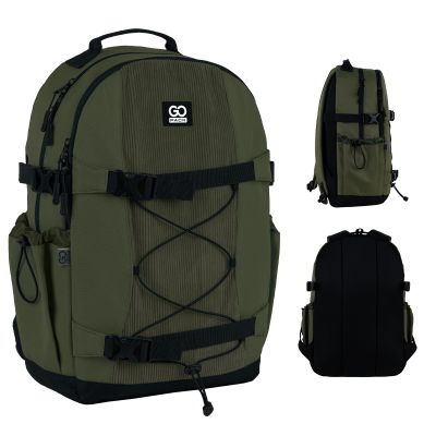 Рюкзак школьный GoPack Education Teens 186 хакі (GO25-186L-3)