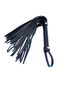 Флоггер екокожа L DS Fetish Flogger чорний 38см Sex Aura