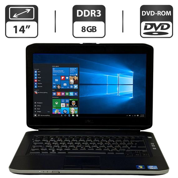 Ноутбук Dell Latitude E5430 / 14" (1366x768) TN / Intel Core i5-3340M (2 (4) ядра по 2.7 - 3.4 GHz) / 8 GB DDR3 / 500 GB HDD / Intel HD Graphics 4000 / Windows 10 Pro б/у