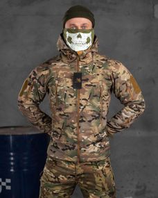 Весенняя  тактическая  куртка Soft Shell Silver Knight Windstoper мультикам  ОР1234