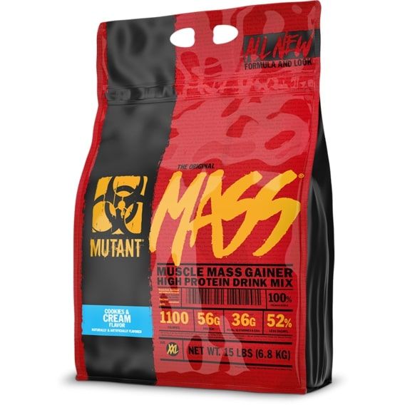 Гейнер Mutant Mass 6800 g /24 servings/ Cookies Cream