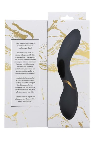 Вібромасажер для точки G Dream Toys Elite Josephine чорний Sex Aura | Зображення 7