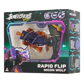 Ігровий набір "S5 L0.5 Мун Волф" Screechers Wild! EU686103B запускач, машинка-трансформер