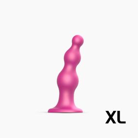 Насадка для страпона Strap-On-Me Dildo Plug Beads Framboise Metallic XL Sex Aura