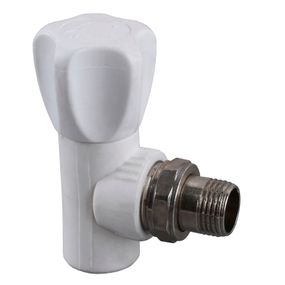 Кран радіаторний кутовий Kalde PPR ф20x1/2 000017872