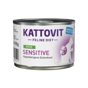 Вологий корм для котів з алергією Kattovit Veterinary Sensitive Turkey, 185 гр
