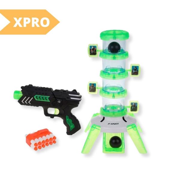 Тир башта XPRO "Dark Wars" B3240G (24) для дітей зелений/прозорий (MER-14980_268) | Зображення 1