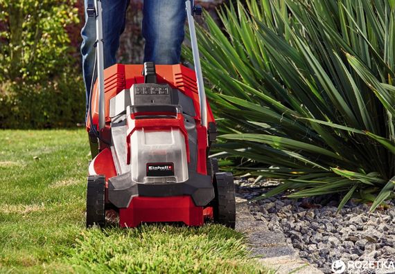 Газонокосилка Einhell GE-CM 18/30 Li, PXC, аккум., 1x18В 3Ah. 30см,25л, 8.56кг (3413155) | Зображення 1
