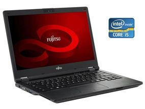 Ультрабук Fujitsu LifeBook E548 / 14" (1920x1080) IPS / Intel Core i5-8350U (4 (8) ядра по 1.7 - 3.6 GHz) / 8 GB DDR4 / 256 GB SSD / Intel UHD Graphics 620 / WebCam / Win 10 Pro б/у