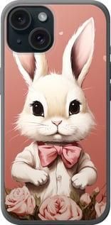 Чохол на iPhone 15 Зайчик із силікону FCh_005667