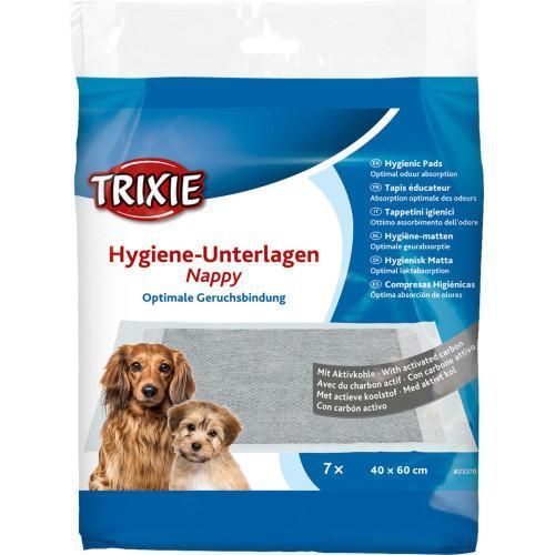 Пеленки для собак Trixie з активованим вугіллям, 40 х 60 см, 7 шт