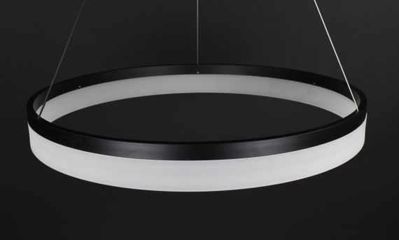 Люстра світлодіодна підвісна LED світильник для квартири на стелю лед 27848 Чорний 30-110х60х60 см. | Зображення 2