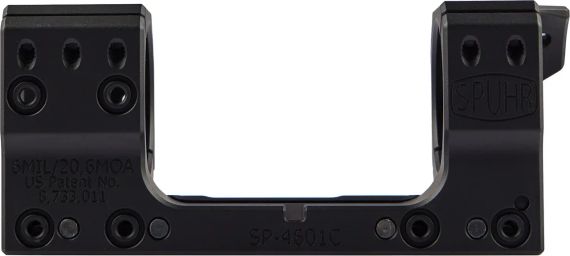 Моноблок Spuhr SP-4601C. d - 34 мм. Medium. 6 MIL/20.6 MOA. Picatinny | Зображення 2