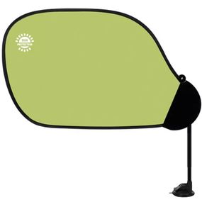 Солнцезащитный козырек для автомобиля (на присоске) (0.58x0.36m) Green