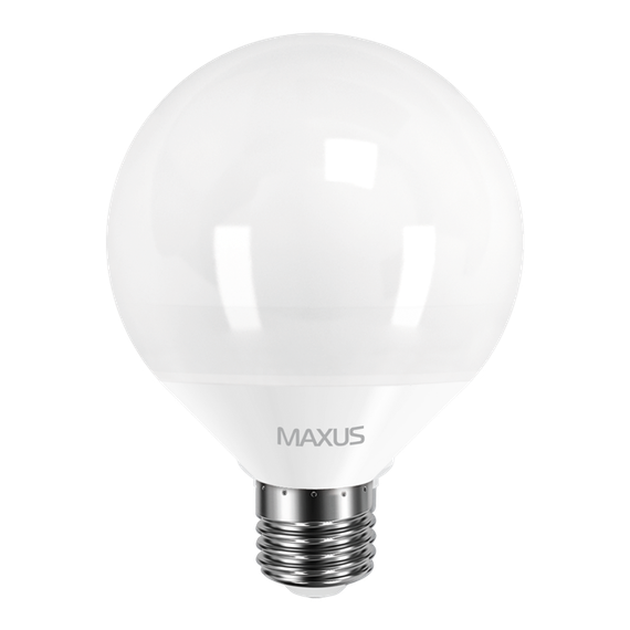 ЛАМПА СВЕТОДИОДНАЯ MAXUS G95 15W 4100K 220V E27 (1-LED-904) | Зображення 1