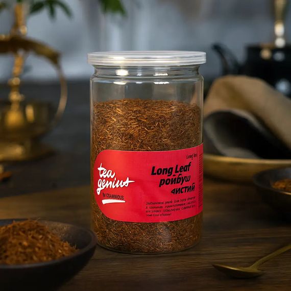 Чай в банке TEA GENIUS Long Leaf ройбуш красный 100 гЧ-1614-100-РЧ