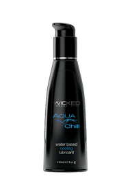 Охолоджуючий лубрикант WICKED AQUA CHILL на водній основі, 120 мл Sex Aura