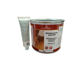 Двокомпонентна шпаклівка для дерева Borma Wachs Holzmasse 2K 0,75кг