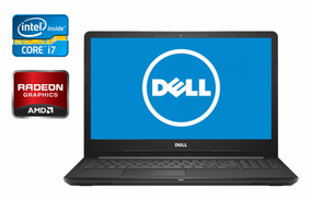 Ноутбук Б-клас Dell Inspiron 15 3567 / 15.6" (1920x1080) TN / Intel Core i7-7500U (2 (4) ядер по 2.7 - 3.5 GHz) / 8 GB DDR4 / 128 GB SSD / AMD Radeon R5 M330, 2 GB DDR3, 64-bit / WebCam б/в