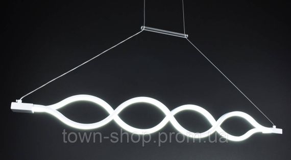 Люстра потолочная LED H33L-1200-wh Белый 30-110х6х122 см. | Зображення 3
