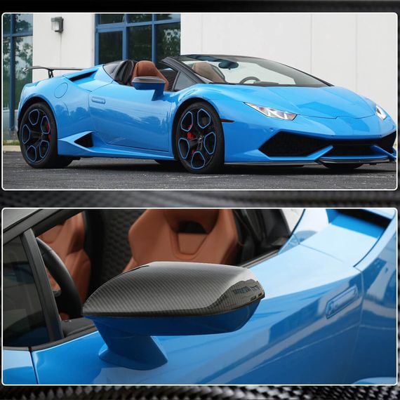 Карбоновые Накладки на Зеркала для Lamborghini Huracan 2014- гг | Зображення 3