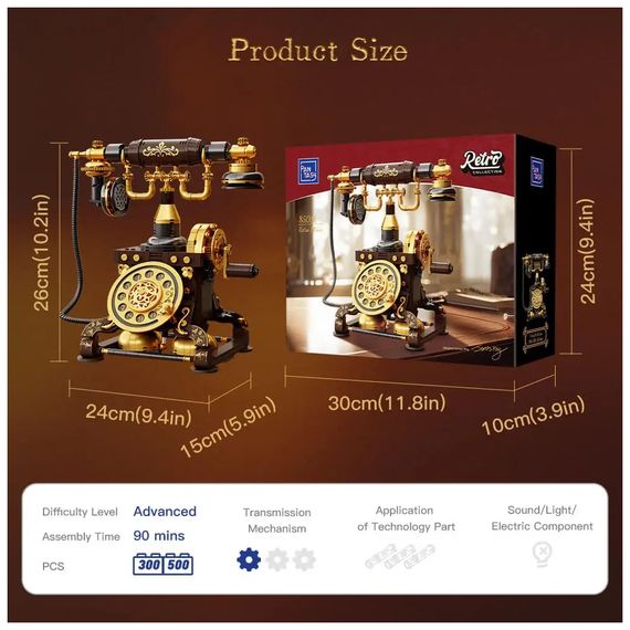 Конструктор Pantasy Original - Retro Phone (85018) | Зображення 4