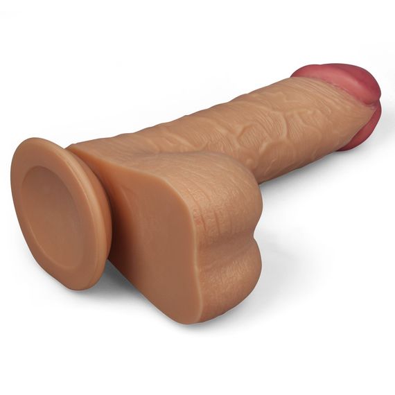 Реалістичний фалоімітатор з мошонкою 9 KING-SIZED DILDO Sex Aura | Зображення 5