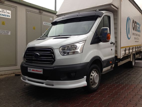 Накладка на передний бампер Ince (2014-2019, под покраску) для Ford Transit | Зображення 2