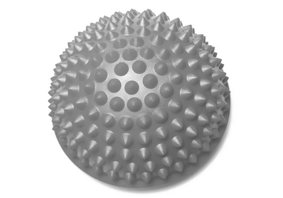Напівсфера масажна кіндербол EasyFit 15 см жорстка сіра (EF-3002-GY)