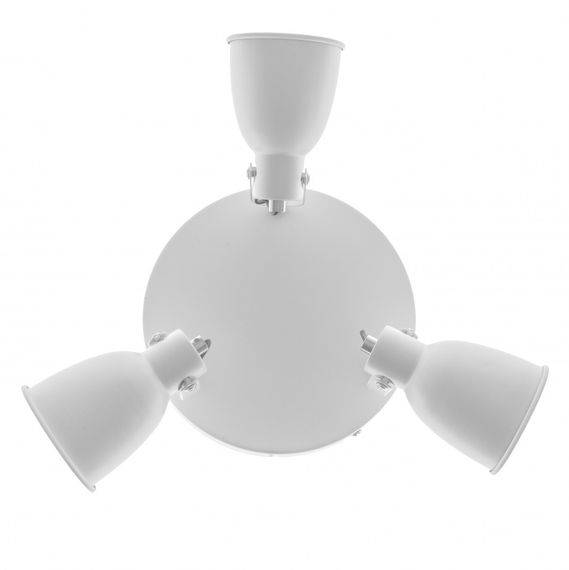 Светильник настенно-потолочный спот поворотный накладной HTL-201/3 GU10 WH | Зображення 3