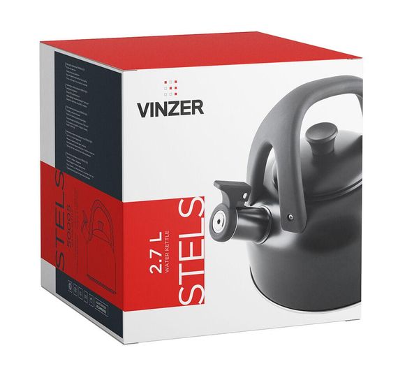 Чайник 2.7 л Vinzer Stels 50005 з неіржавкої сталі зі свистком для всіх типів плит | Зображення 2