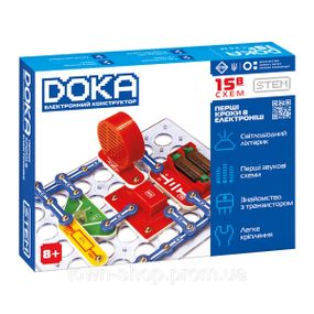 Конструктор электронный Doka Первые шаги в электронике (В)