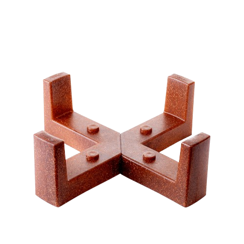 Вазон Осло зі вставкою та декоративною підставкою 24см какао Алеана | Зображення 1