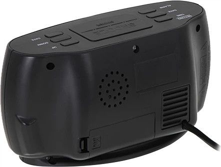 Часы настольные Adler AD 1186 black 6.8х9.1х18 см черные | Зображення 3
